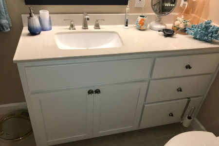 Tiny bathroom remodel in perdido key fl