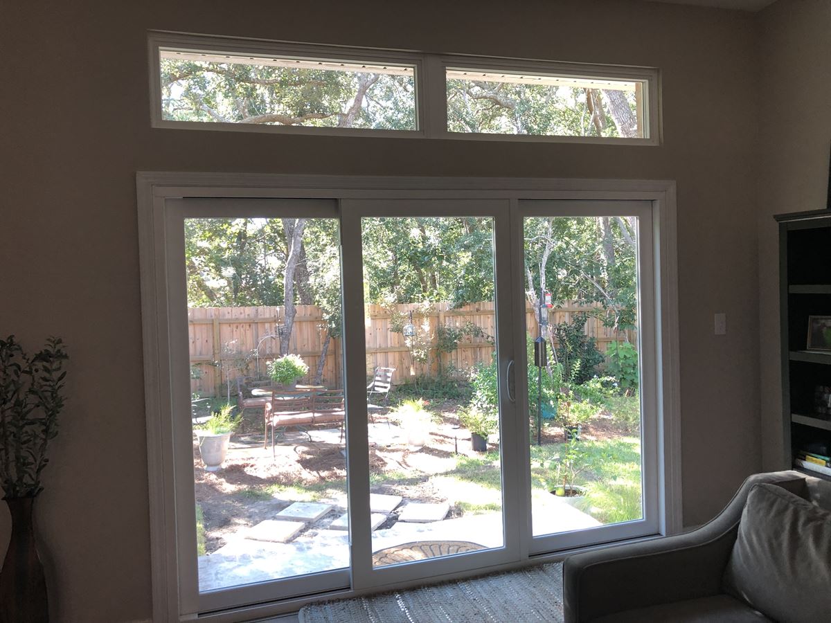 Window to Sliding Glass Door Conversion in Pensacola, FL