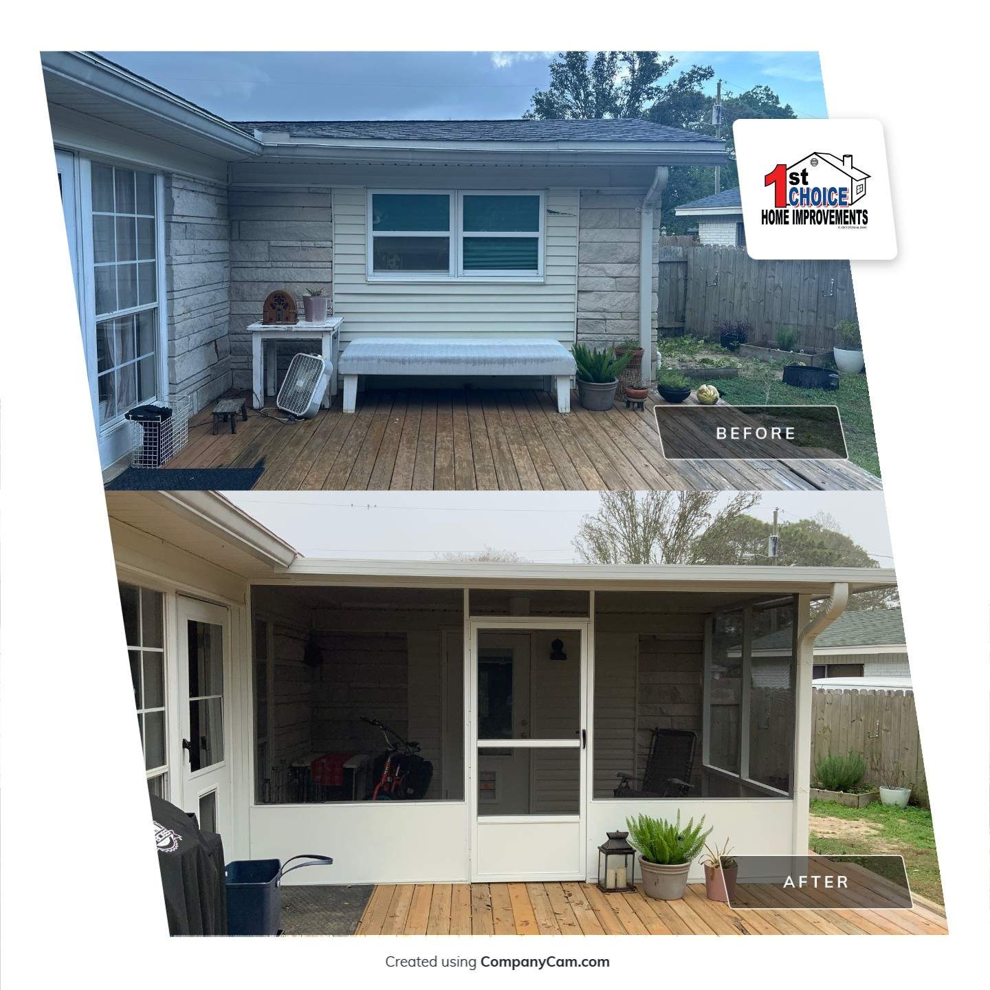 Screen Room Addition in Fort Walton Beach, FL