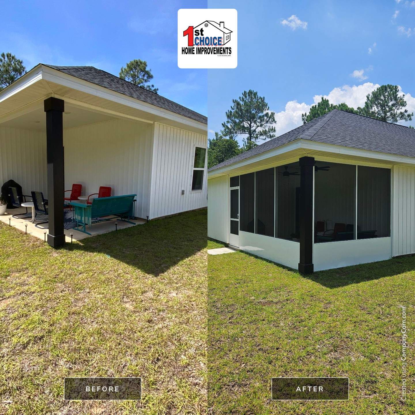Screened Patio Enclosure in Milton, FL