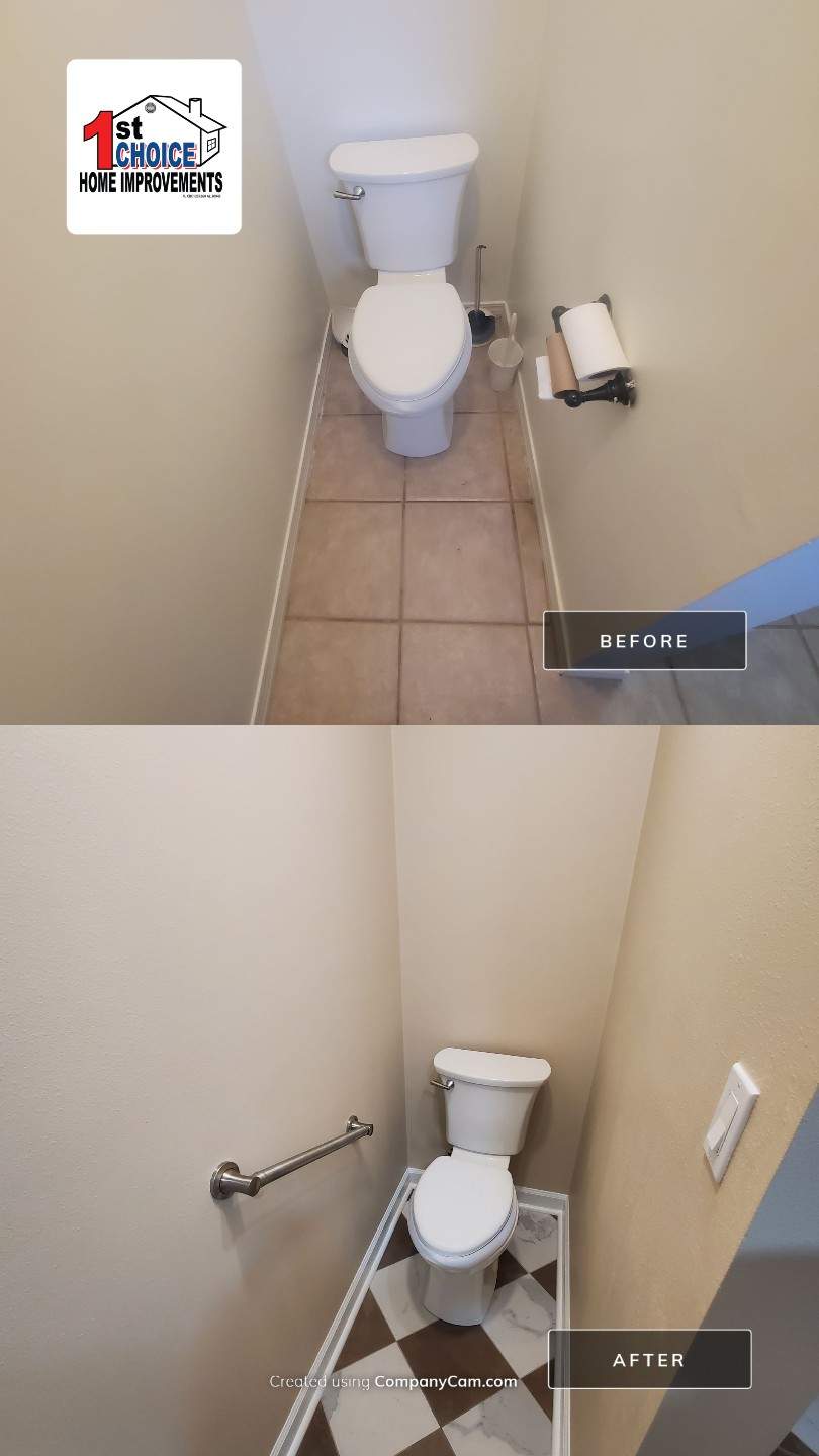 Bathroom safety upgrade project