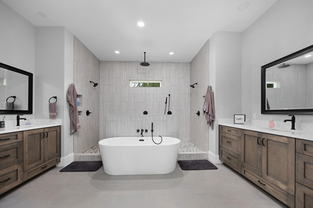 Luxury bathroom remodel