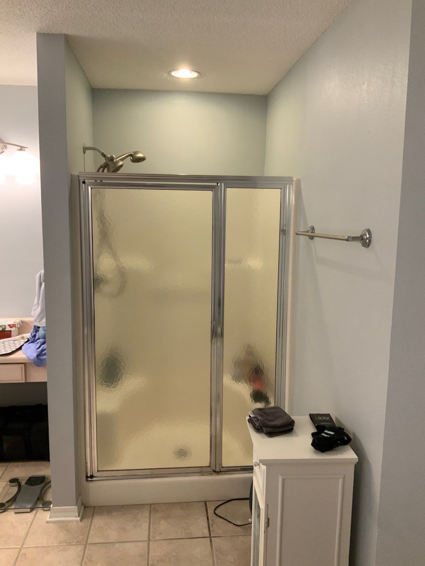 Before shower replacement