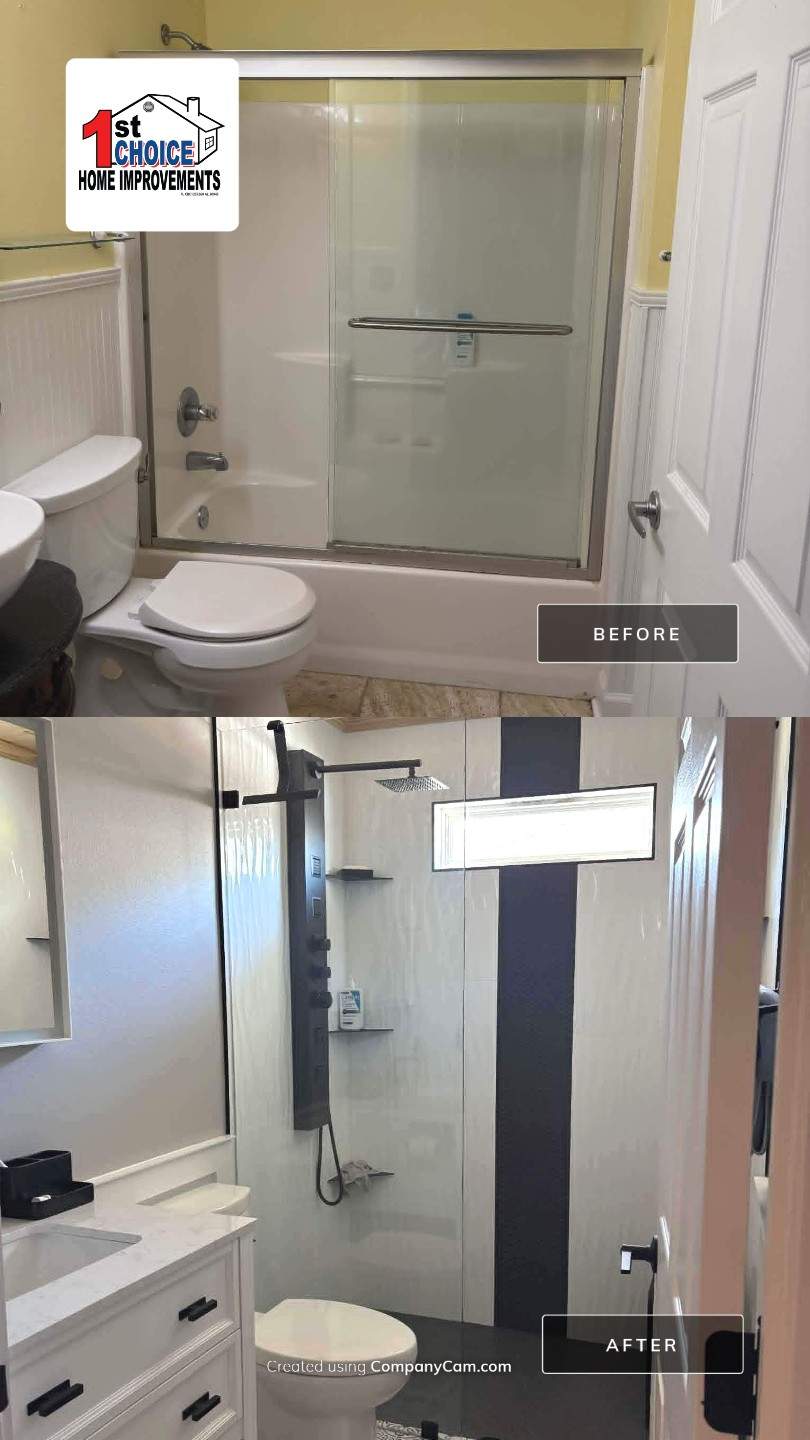 Walk in shower enclosure